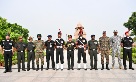 Our valiant soldiers have held India’s flag high across globe, says Gen Dwivedi
