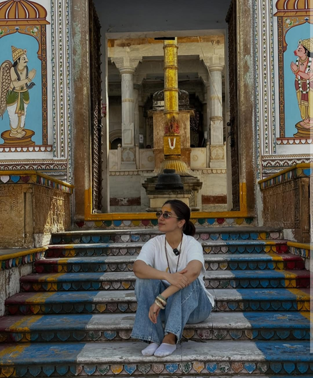 Bhumi Pednekar shares emotional journey through Pushkar’s sacred temples and ghats