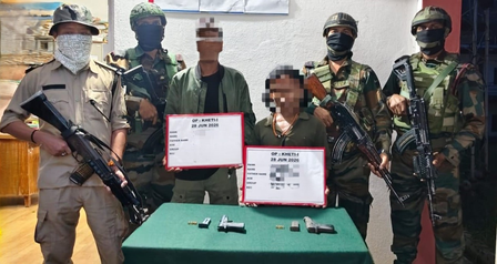 Two NSCN-K militants surrender in Arunachal as security forces intensify peace efforts