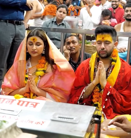 Parineeti Chopra shares divine experience from Mahakal temple visit with Raghav Chadha