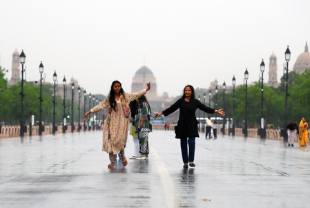 Monsoon knocks on Delhi-NCR’s doors as light rain, cool breezes bring much-needed respite from heat