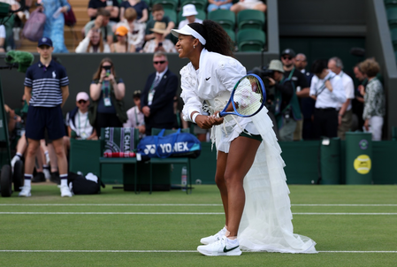 Wimbledon: Osaka storms into Wimbledon third round as kimono-inspired obi steals the spotlight