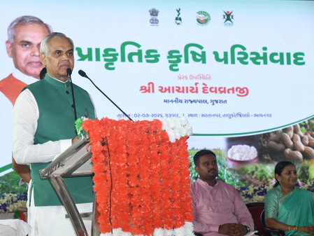Natural farming can cut costs and improve public health: Gujarat Guv