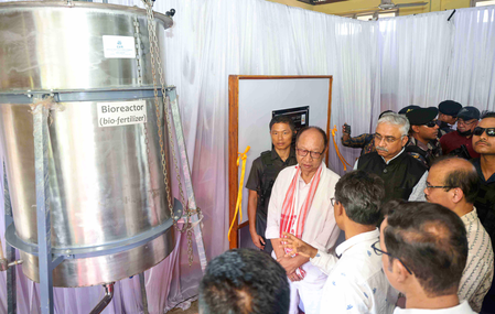 Manipur CM inaugurates biofertiliser plant, pushes organic farming under Viksit Bharat vision