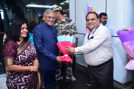 CEC Gyanesh Kumar arrives in Indore on first official visit to Madhya Pradesh