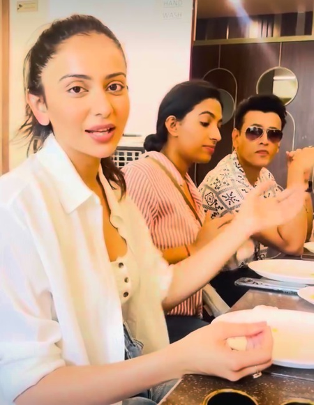 Rakul Preet Singh talks about her non-negotiable ritual during an outdoor shoot