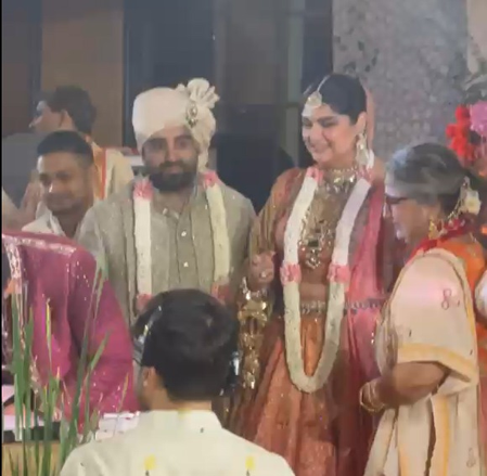 Anshula Kapoor gets hitched to Rohan Thakkar, traditional pheras followed by a registered marriage