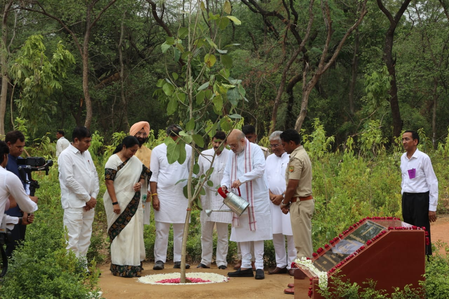 HM Amit Shah kicks off Delhi’s 70 lakh tree plantation drive
