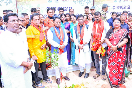 Odisha CM highlights state’s green push at state-level Van Mahotsav