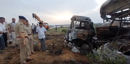 Nitin Gadkari to inspect Delhi-Mumbai Expressway after Dausa bus fire tragedy that killed 8