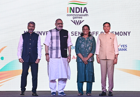 India’s CWG 2026 contingent given grand send-off; official kit for Glasgow unveiled