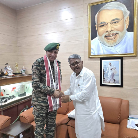 Manipur Home Minister reviews security with Army, CRPF top brass; stresses stronger coordination for lasting peace
