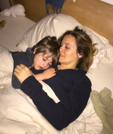 Alicia Silverstone cuddles son Bear Blu Jarecki: A mama’s favorite place