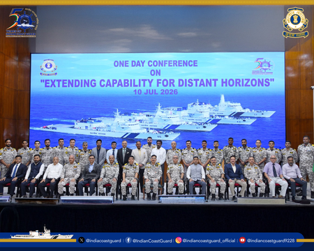 Indian Coast Guard holds deliberations with shipbuilders and design houses on future platforms