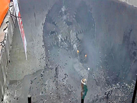 TBM achieves breakthrough at Victoria Metro station in Kolkata