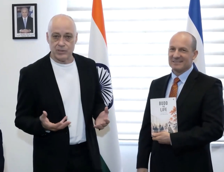 Israel Embassy in New Delhi hosts launch of Eyal Nir’s book ‘Budo for Life’