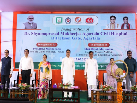 Tripura to strengthen public healthcare with modern hospitals, paperless system: CM Saha