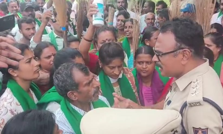 FIRs filed against 20 after violent protest in Bidadi; officials plan to hold talks with farmers, conduct survey under police protection