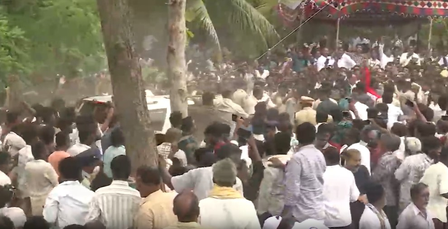 YSR Congress leader booked for pushing cops during ex-Andhra minister’s funeral