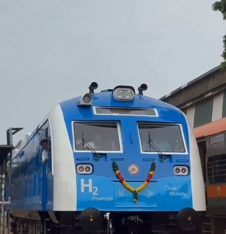 How India’s first hydrogen-powered train will generate its own power and carry 2,600 passengers