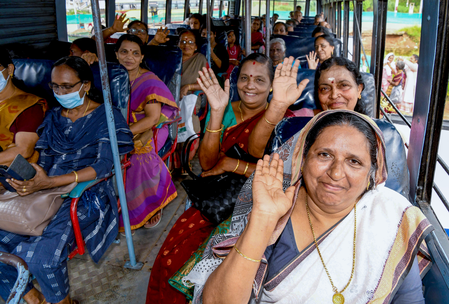 87 pc rise in women bus passengers in Kerala as free bus ride a huge success