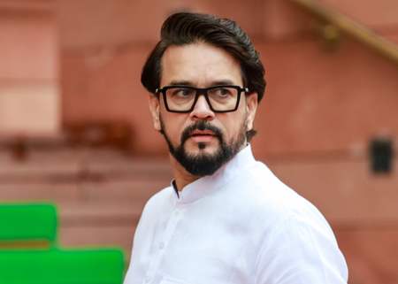 Anurag Thakur questions Rahul Gandhi’s silence on paper leak cases in Oppn-ruled states