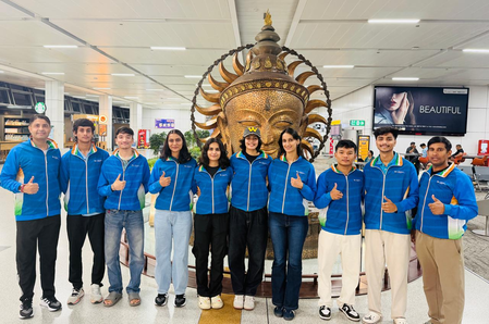 Indian fencing squad departs for Senior World Championships 2026 in Hong Kong