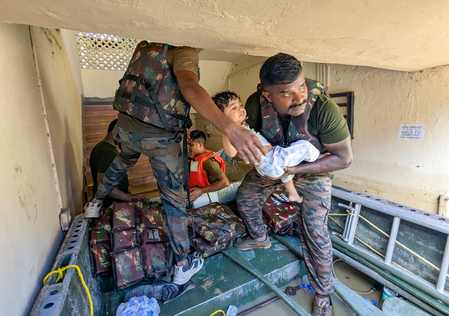 Assam Floods: Indian Army rescues more than 700 stranded people