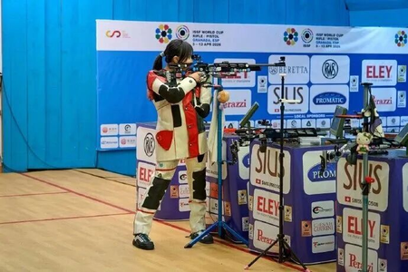 ISSF Shooting: Olympic champs Sheng, Zhang finish 1-2 in men’s 10m air rifle final at World Cup (Ld)