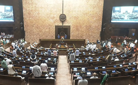 RS adjourned again for an hour as Oppn continues uproar on paper leak issue
