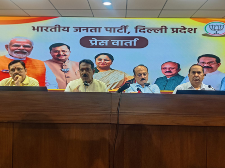 Failed oppn parties hijacking student movement: Delhi BJP chief Harsh Malhotra