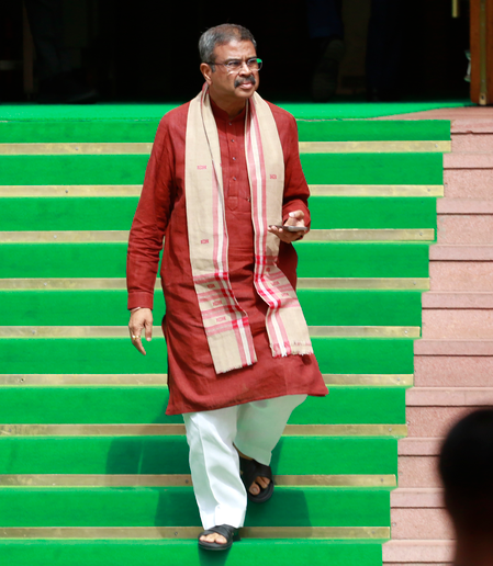 ‘Pradhan resigned keeping in mind sentiments of youth’: Rajnath Singh