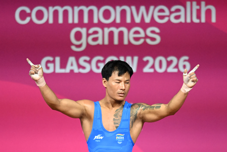 CWG 2026: Rishikanta claims silver in men’s 60kg weightlifting, sets Games record in Snatch
