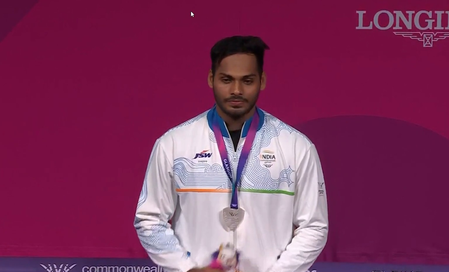 Andhra CM Chandrababu Naidu congratulates Ajaya Babu on winning CWG silver