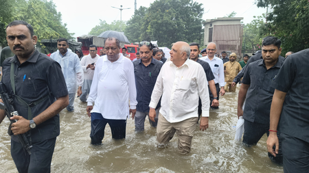 Gujarat announces financial relief package for rain-hit traders in Ahmedabad