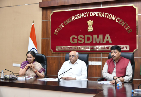Gujarat rains: CM conducts late-night review; over 16,500 evacuated