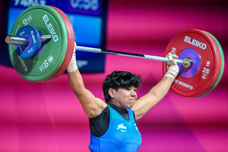 CWG 2026: Sanjana’s campaign ends abruptly after snatch heartbreak in women’s 77kg