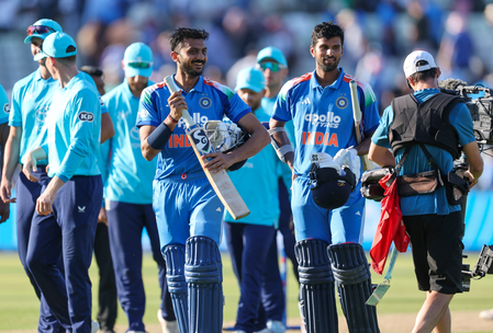 1st ODI: All-round Axar guides India to a six-wicket victory over England, take 1-0 series lead