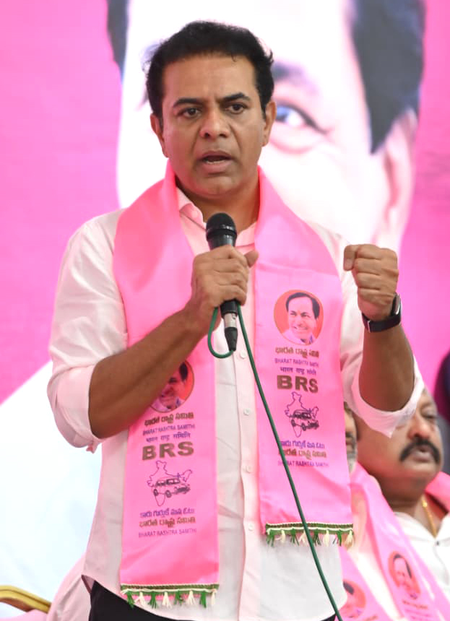 Revanth Reddy devising ‘Anumula Hubs’, claims BRS’ Rama Rao