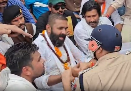 ‘Water cannon hit him directly in the chest,’ says Mahipal Singh Makrana alleging police action led to Karni Sena activist’s death