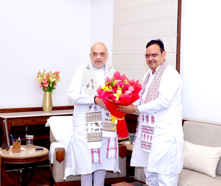 Rajasthan CM visits Delhi ahead of Assembly session, meets HM Amit Shah