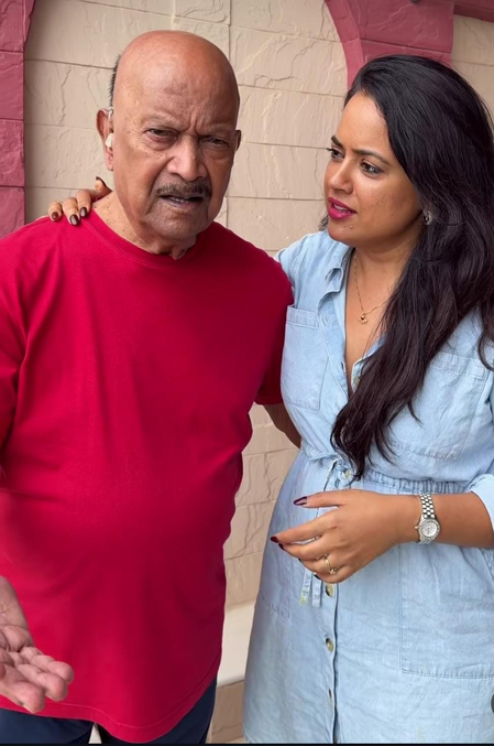 Sameera Reddy celebrates father’s 93rd birthday, says, ‘Every year I wait to make this video’