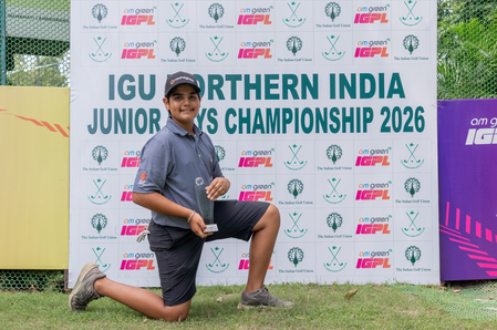 Sohraab Singh Talwar claims Category C title at IGU Northern India Junior Boys Championship