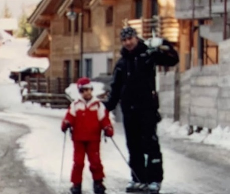 Ibrahim Ali Khan wishes dad Saif Ali Khan with a throwback picture from a ski trip