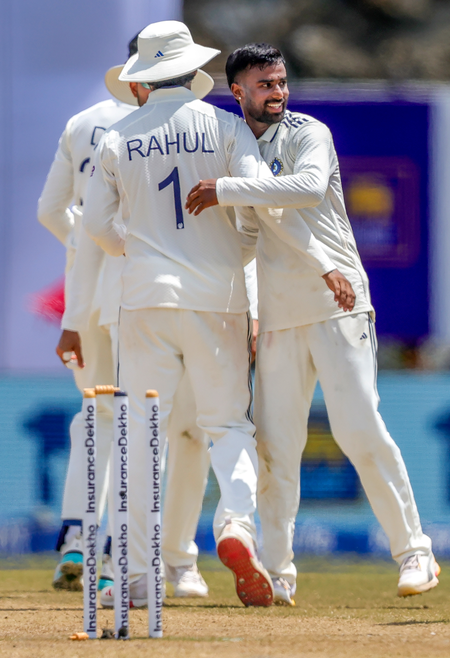 ‘The amount of control he has is exceptional’: Padikkal praises Suthar after Galle heroics
