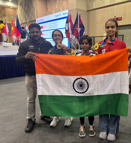 Indian U-11 girls team wins bronze at ASEAN Age Group Chess Championship