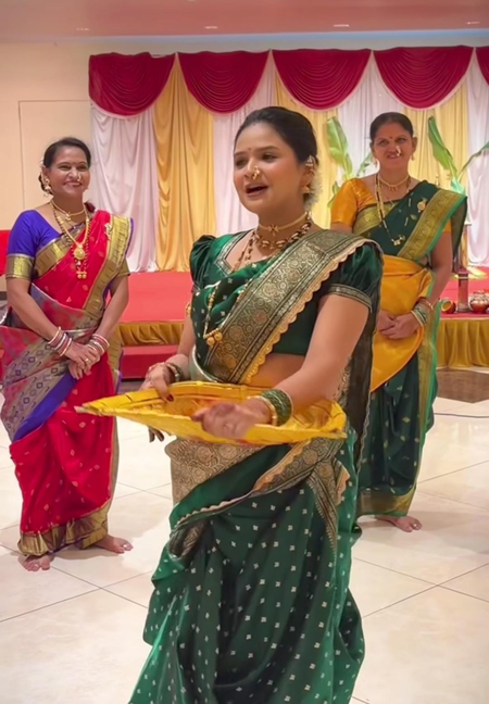 ‘Aai Kuthe Kaay Karte’ fame Apurva Gore celebrates first ‘Mangala Gaur’ post marriage