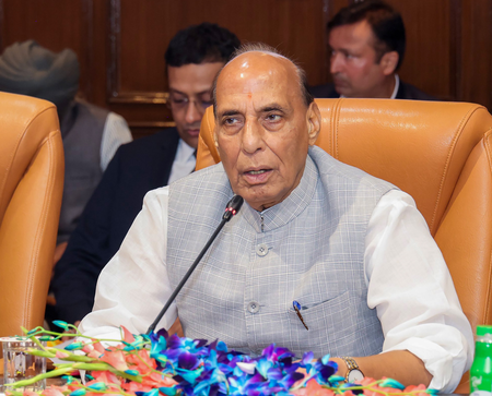 Very serious matter from constitutional perspective, says Rajnath Singh on Cong opposition to full Vande Mataram