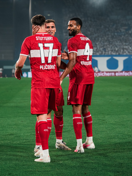 Pejcinovic treble fires Stuttgart into German Cup second round