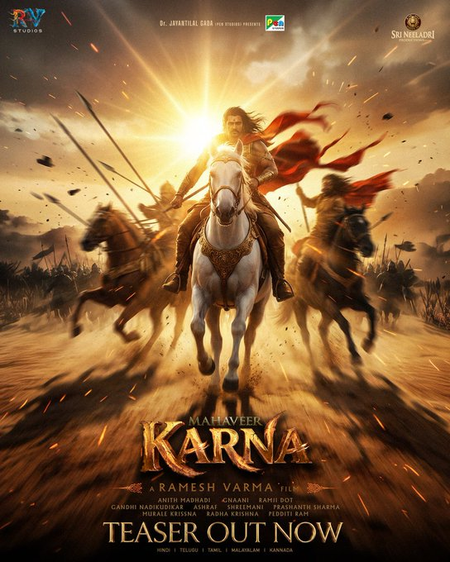 Ramesh Varma’s hybrid live-action film titled ‘Mahaveer Karna’; film to hit screens on December 4